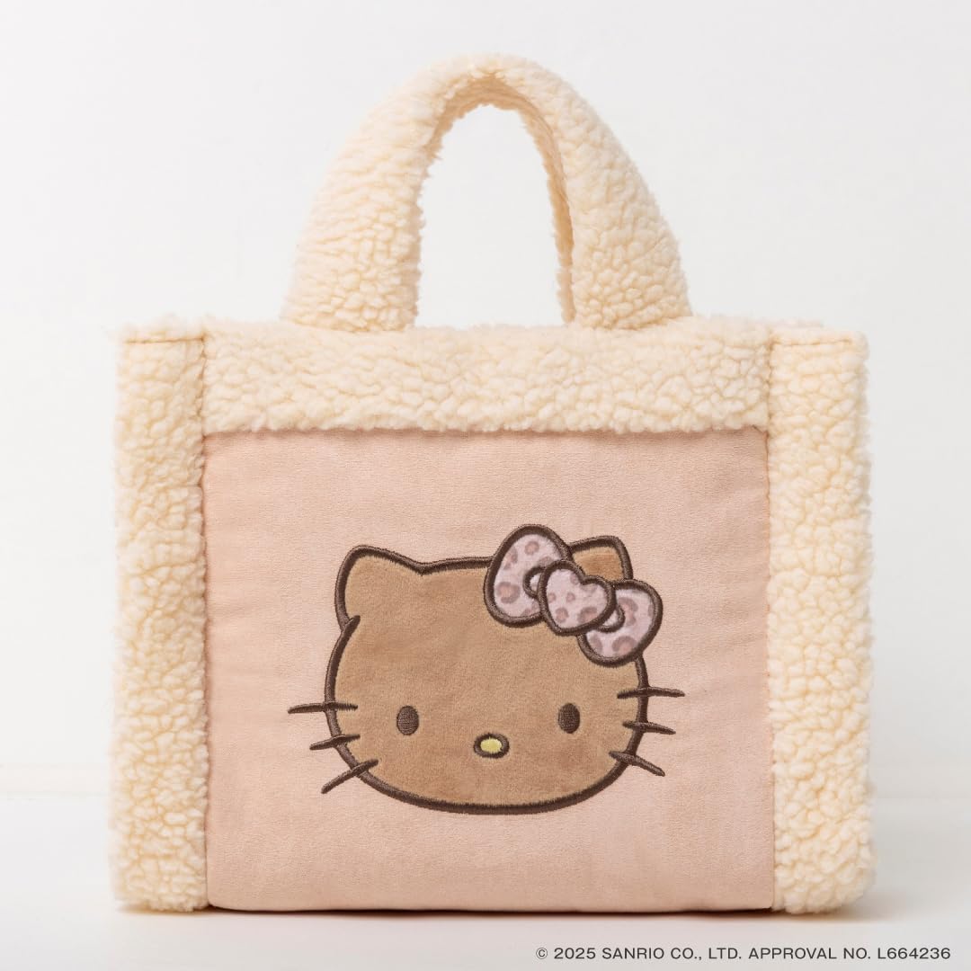 Hello Kitty仿羊羔毛手提包